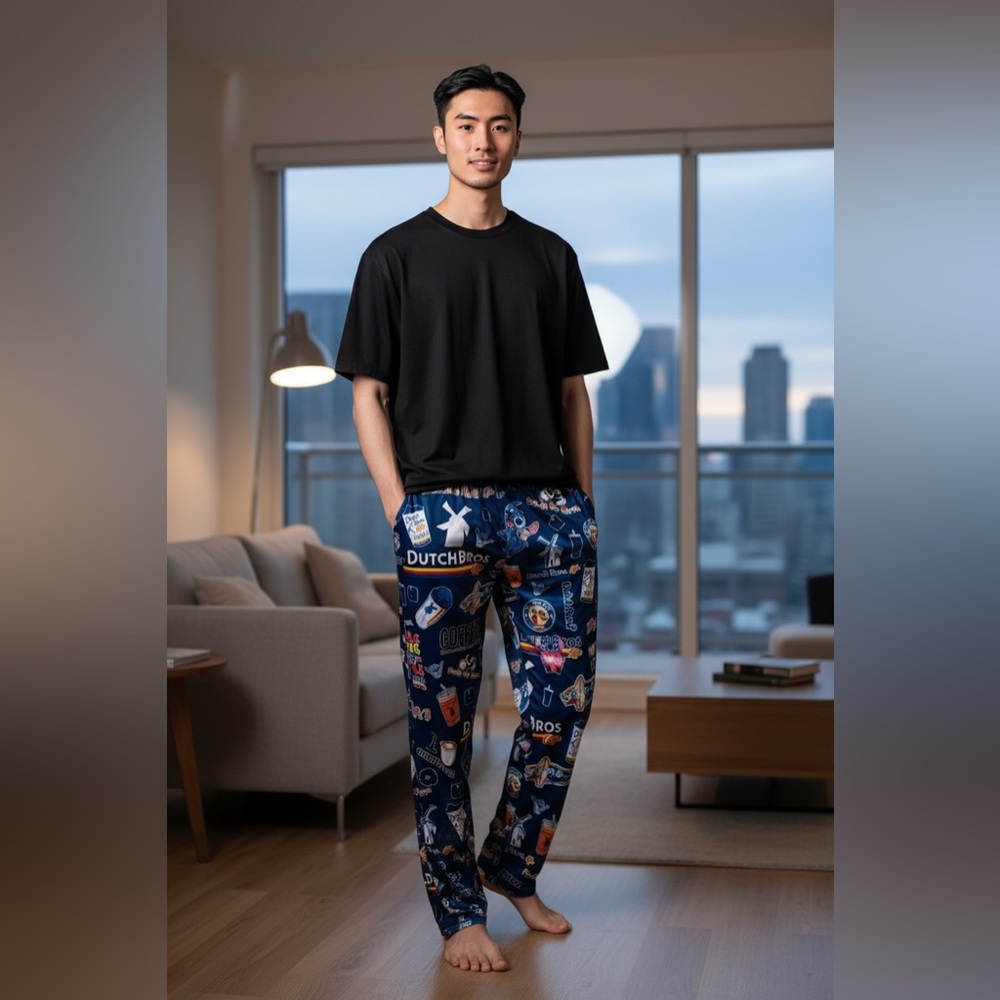 Dutch Bros Blue Graphic Sweatpants